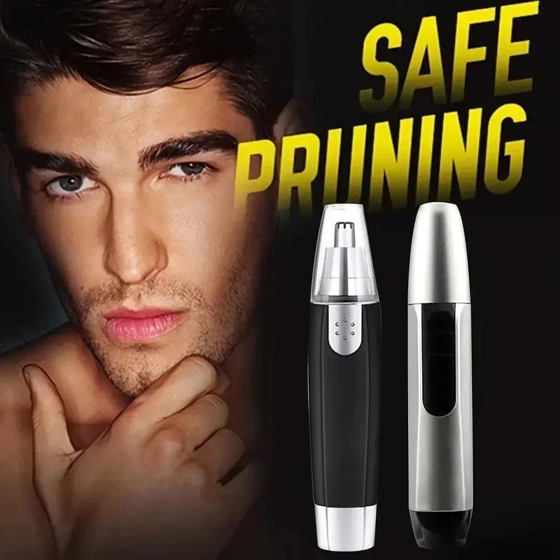 1PC Electric Nose Hair Trimmer Professional Painless Nose And Ear Hair Trimmer For Women Men Waterproof Stainless Steel Head 240627