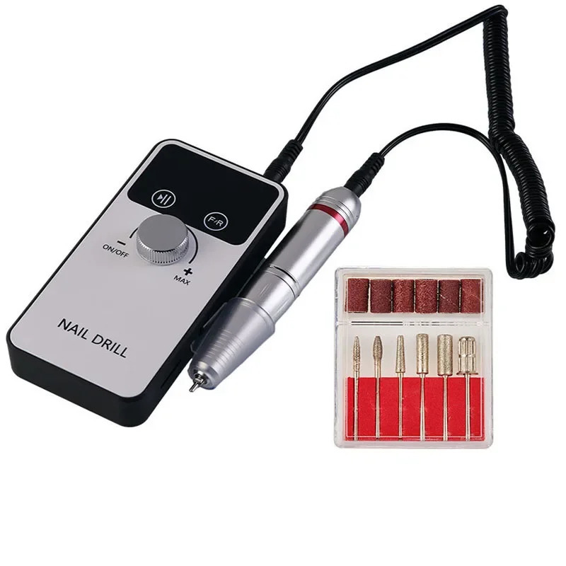 45000RPM Professional Electric Nail Drill Machine Rechargeable Nail File Nails Accessories Gel Nail Polish Sander Low Noise 240627