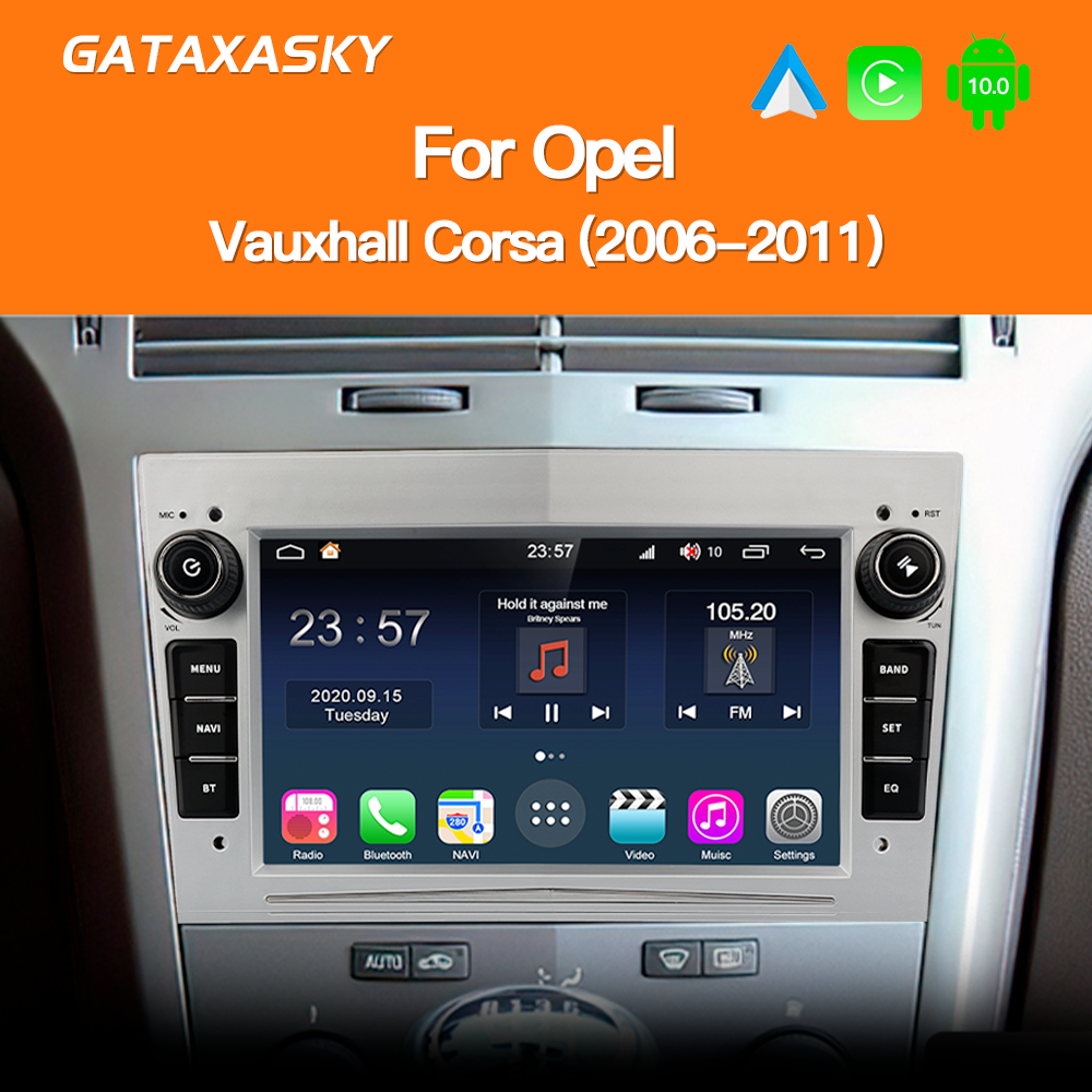 GATAXASKY Car Multimedia Android 10 Radio for Opel para Astra H J 2004 Vauxhall Meriva Vectra Antara Zafira Corsa Carplay Stereo