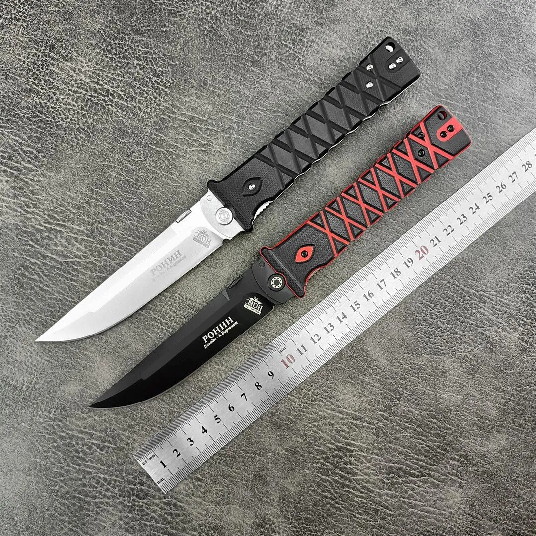 2Models Tactical RUSSIA-HOKC Noks Finka Rocket Folding Knife 440c steel blade G10 handle Knives survival outdoor camping self-defense tools