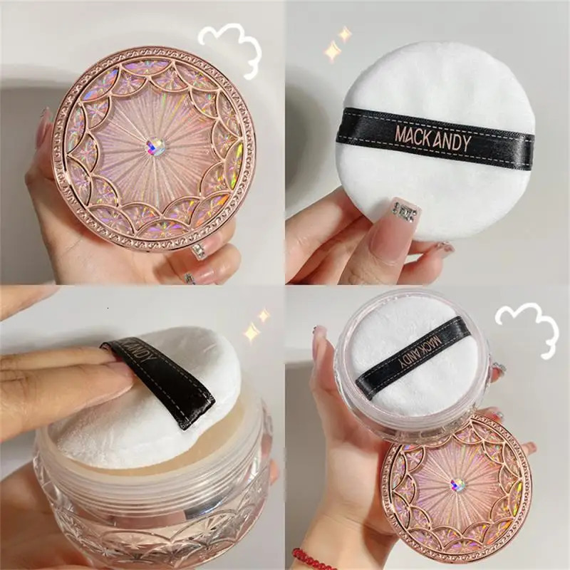 Powder Fine Velvet Powder Puff Refreshing And Oil Control 1 Set Makeup Powder Specifications 24g Face Shaping Powder 240627