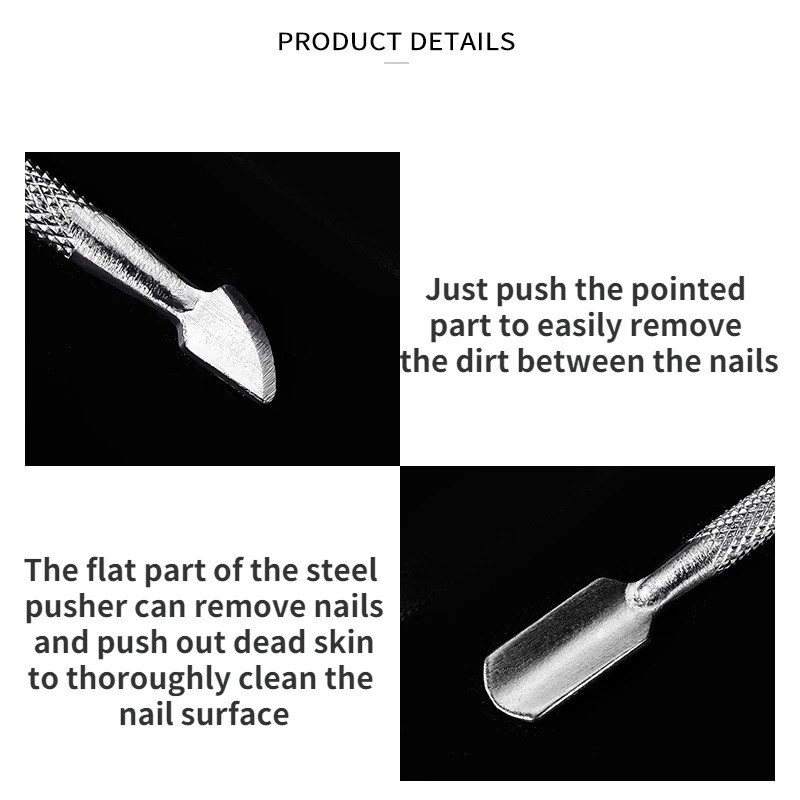 Nails Accesories Tools Professional Dead Skin Push Manicure Cuticle Pusher Nagelstyliste Benodigdheden r Nail Art Tools 240627