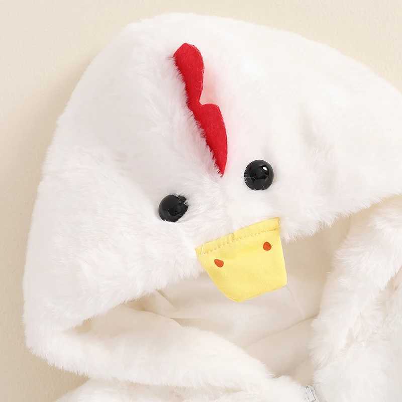 Pajamas Baby girls boys Halloween costumes chicken shaped plush long sleeved hoodies striped pants cute clothes WX5.31