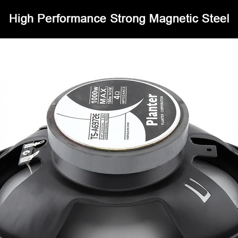 6 x 9 Inch 1000W 3 Way Car Speakers Coaxial Auto Audio Music Stereo Full Range Frequency Subwoofer Automotive Speaker for Car