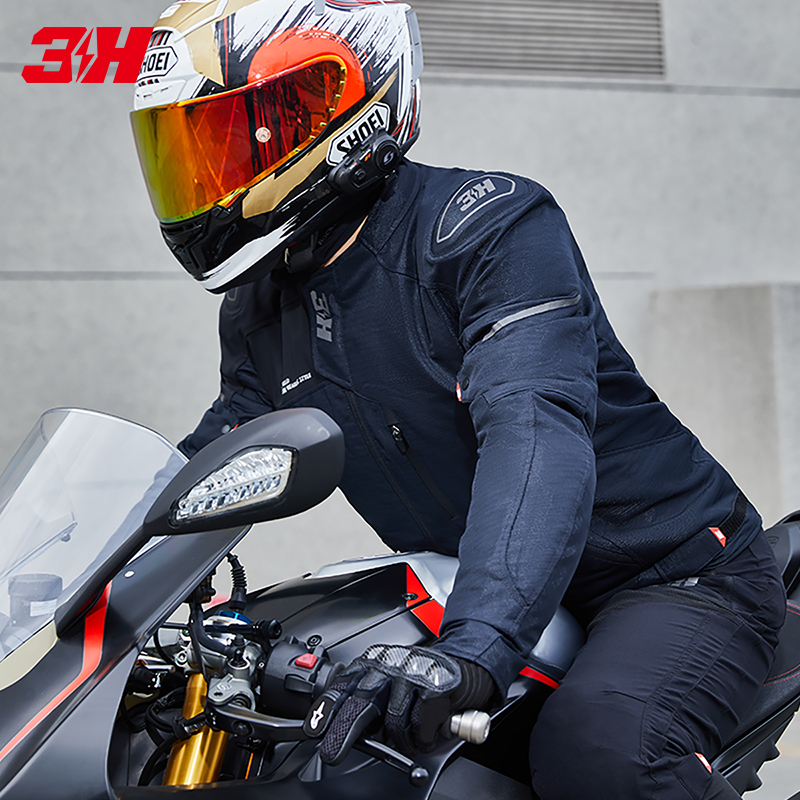 Summer Motorcycle Racing Jacket Men Breathable Mesh Biker Jacket Waterproof Protective Gear Coat Motorbike Reflective Clothing