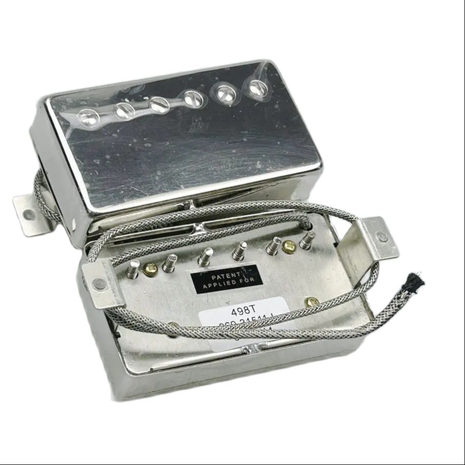 Guitar Pickups Alnico 5 Gib 498R 498T Humbucker Pickup Set Nickel For GIB Electric Guitar