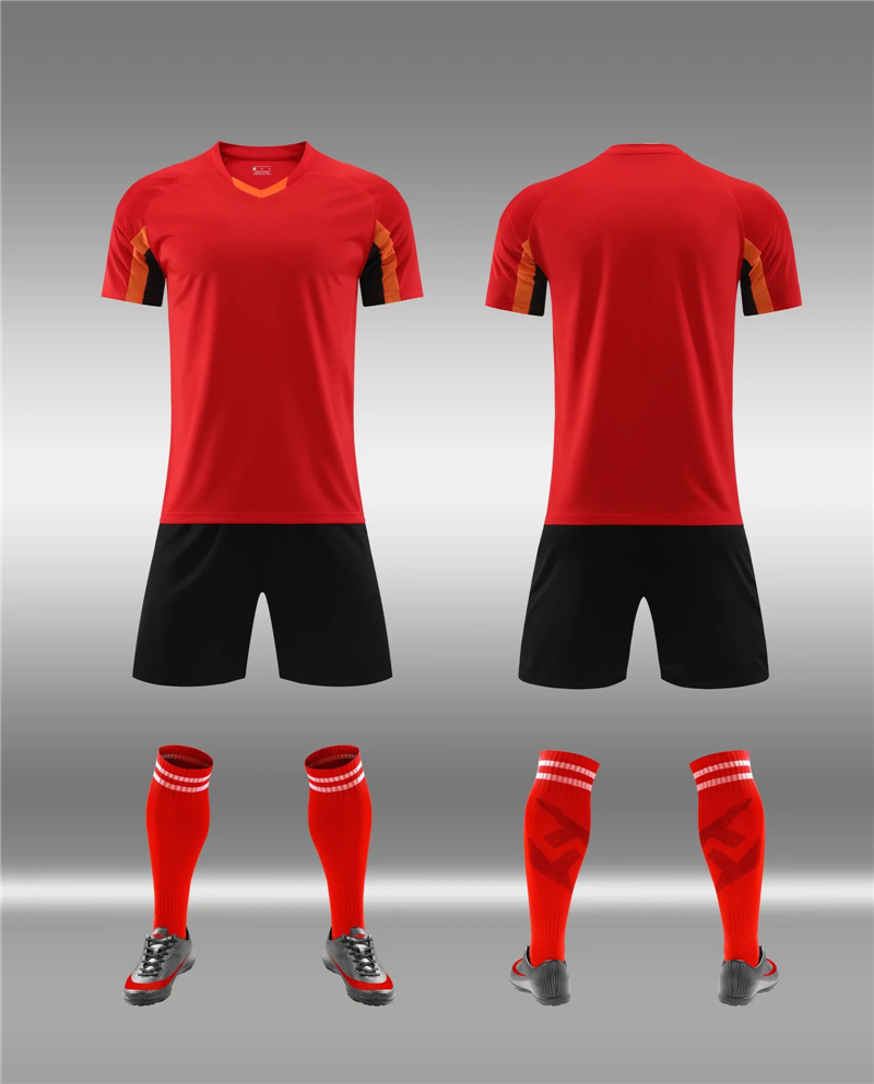 Football Jersey Sets Kids Men Soccer Tracksuit Boys Women Football Training Uniform Adult Team Sportswear Print Name Number Logo