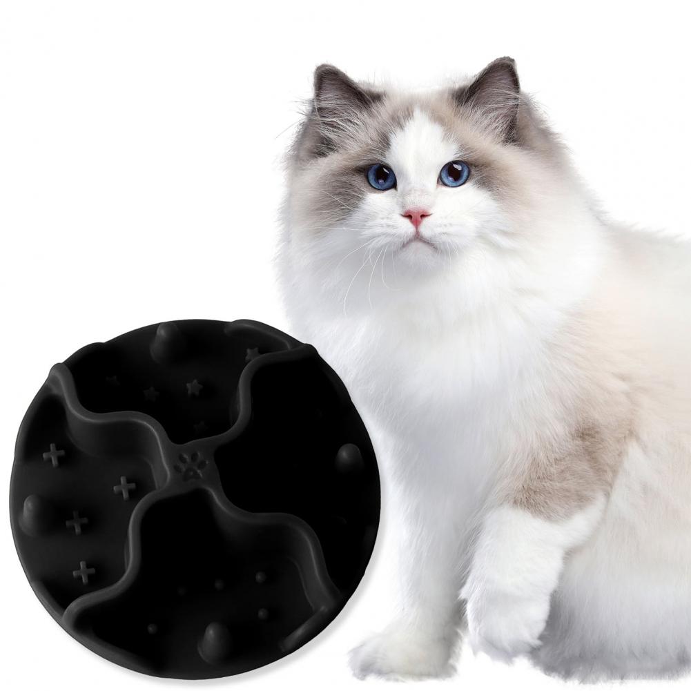 Anti-choke Pet Bowl Mat Anti-choking Food Mat for Pets Silicone Slow Food Pad Promoting Healthy Eating Preventing for Cats