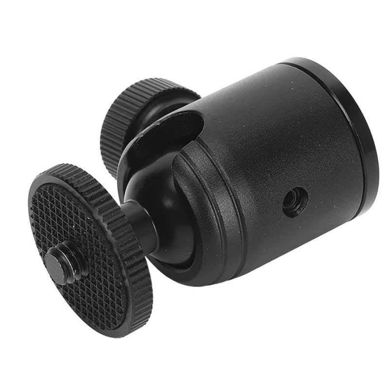 Ball Head 360 Degree Rotating Panoramic Tripod Mount Ball Head with 1/4inch Hot Shoe for DSLR Camera
