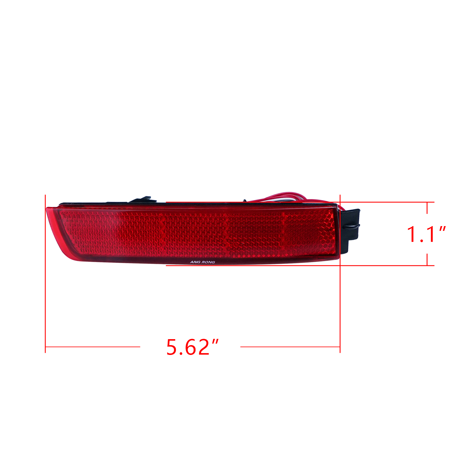 For Nissan Juke Murano Sentra Quest Infiniti FX35 FX37 F50 QX70 Red LED Rear Bumper Reflector Brake Stop Light Lamp