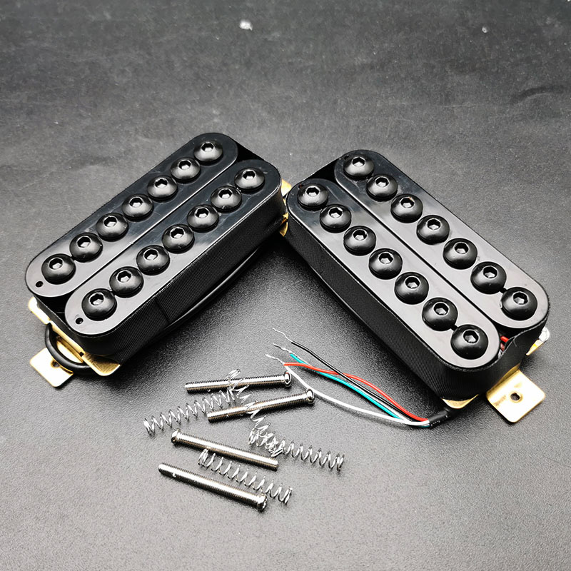 7-String Electric Guitar Humbucker Big Hex Adjustable Screw Dual Coil Pickup Coil Splitting Pickup N8.5K/B14K Output Guitar Part