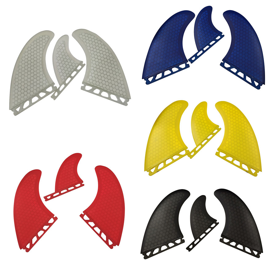 Surfboard Fins T1 Surf Accesories Thrusters 3pcs Sup Fin estabilizador surf Paddle Fins quilhas fibra de carbono