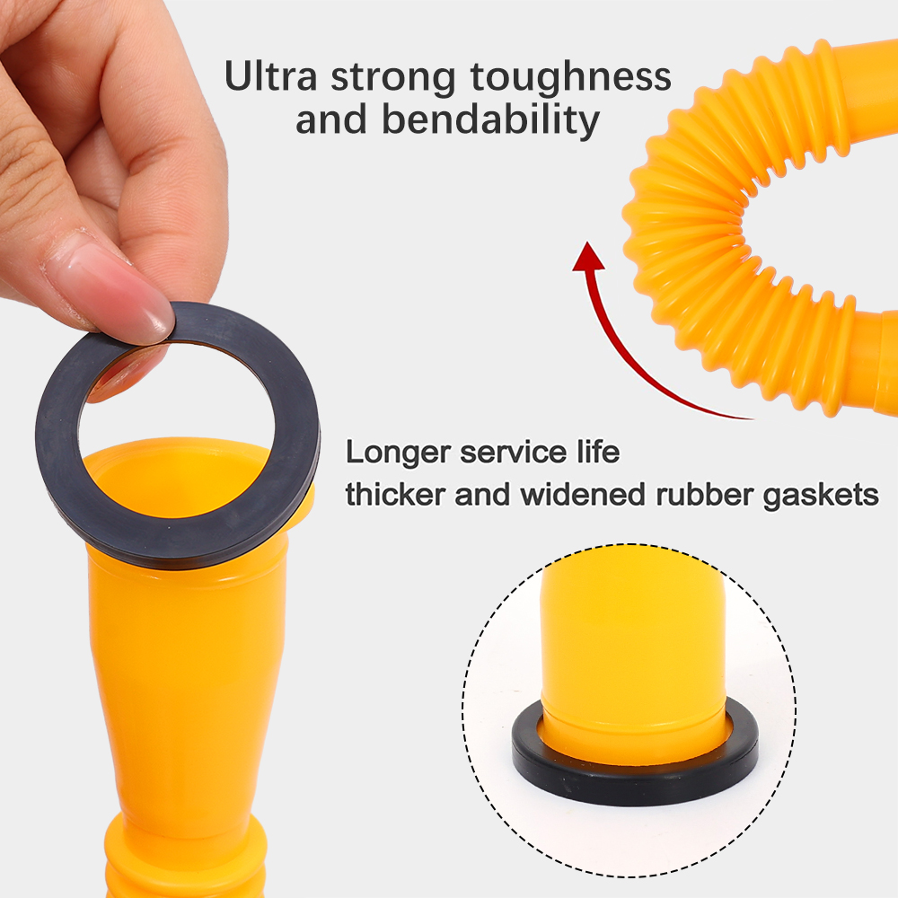Car Gas Tank Refueling Tool Plastic Oil Pipe Spout Nozzle Anti-leak Replacement Oil Pipe Tool Motorcycles Auto Parts Accessories