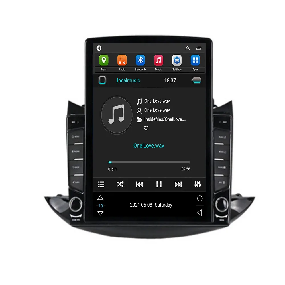 For Tesla Style 2Din Android 13 Car Radio For Chevrolet TRAX 2017-2035 Multimedia Video Player GPS Stereo Carplay DSP Camera RDS