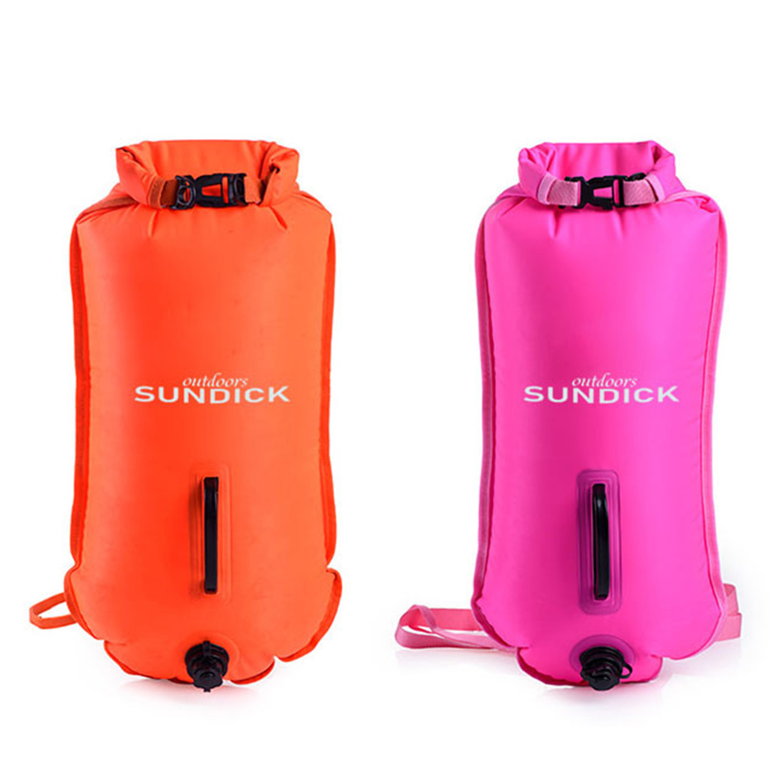 Swim Buoy & Drybag For Swimmers Three-layer Double-airbag Waterproof Storage Bag For Outdoor Swimming Beach Snorkeling Rafting