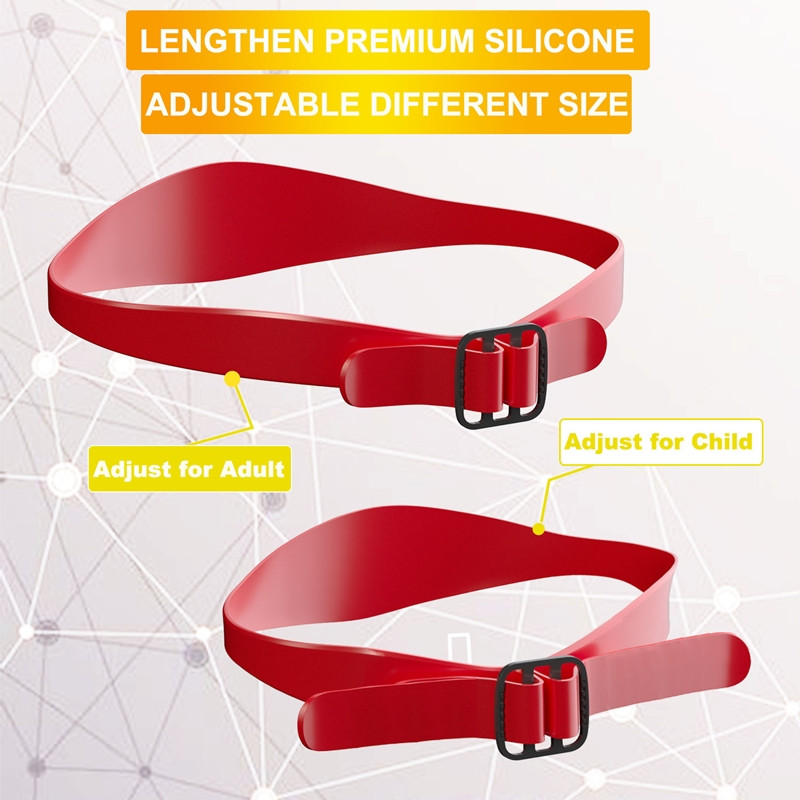 Adjustable Neckline Shaving Template - Lengthened Size Silicone Haircut Band For Home Haircuts Barber Trimming DIY Haircuts