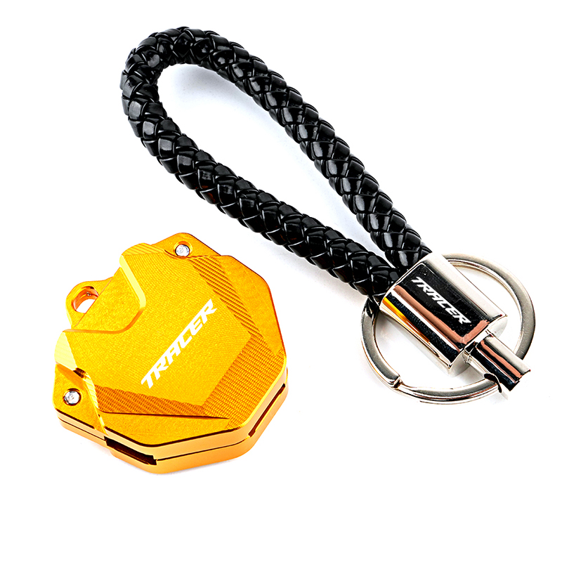 TRACER Accessories Motorcycle Keychain Case Shell & Keychain Key Ring For Yamaha TRACER 7 9 900 700 / GT MT07 MT09 2014-2024