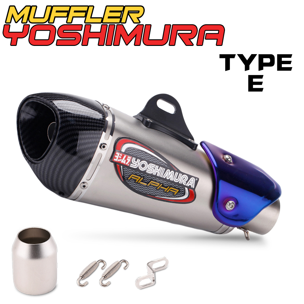 Universal Motorcycle Exhaust Muffler Escapes For Z900 Z800 Z750 zx10R Exhaust