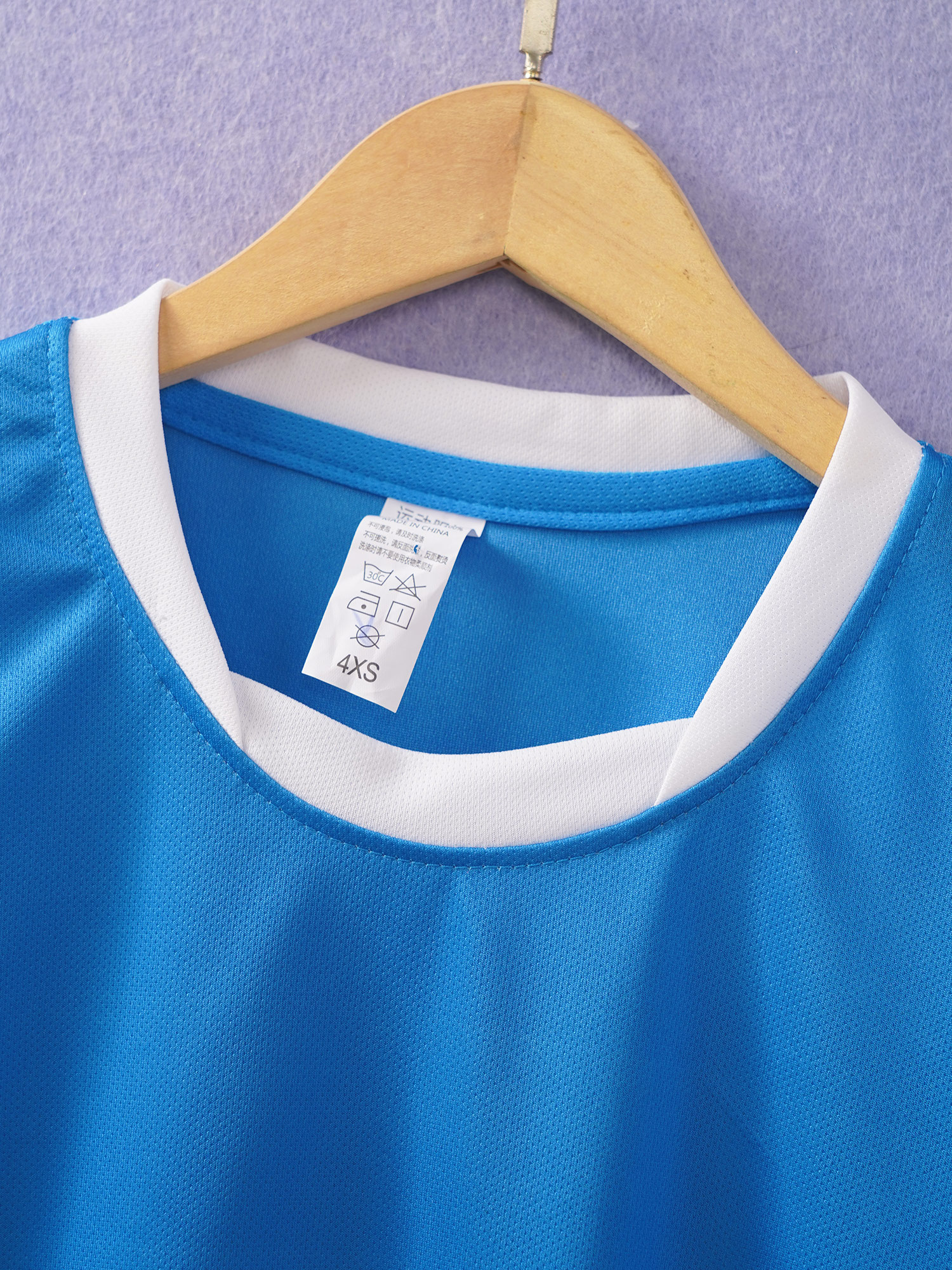 Kids Boys Girls Quick-Drying Football Uniform Round Neck Short Sleeve T-shirt with Drawstring Elastic Waistband Shorts