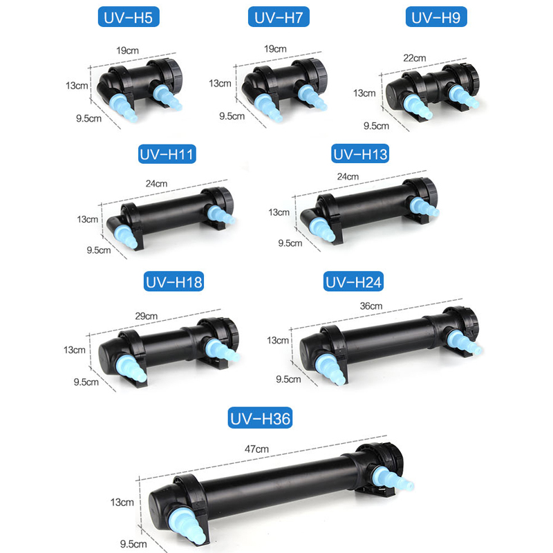 Aquarium UV Sterilizer Lamp Light Fish Tank Ultraviolet Filter Clarifier Water Cleaner For Aquarium Pond 220~240V 5W~36W