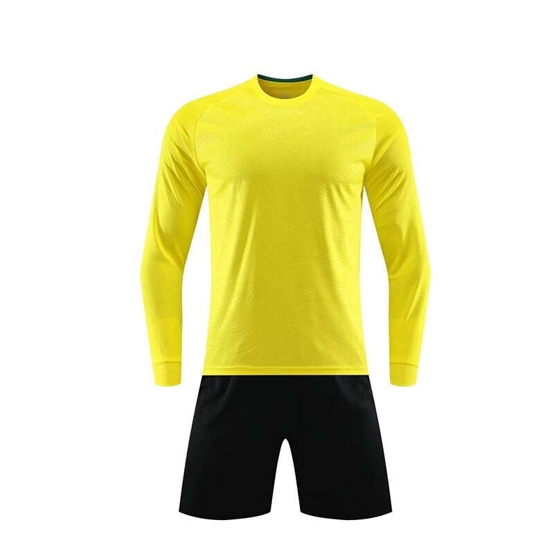 Men Football Jersey Set 2 Piece Custom Soccer Uniform For Children Women 2023 Polyester Short Sleeve Professional Tee Pants