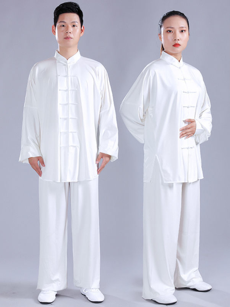 Traditional Chinese Tai Chi Kung Fu Uniforms Adult Morning Exercise Wushu Clothing Martial Arts Long Sleeve KungFu Uniform
