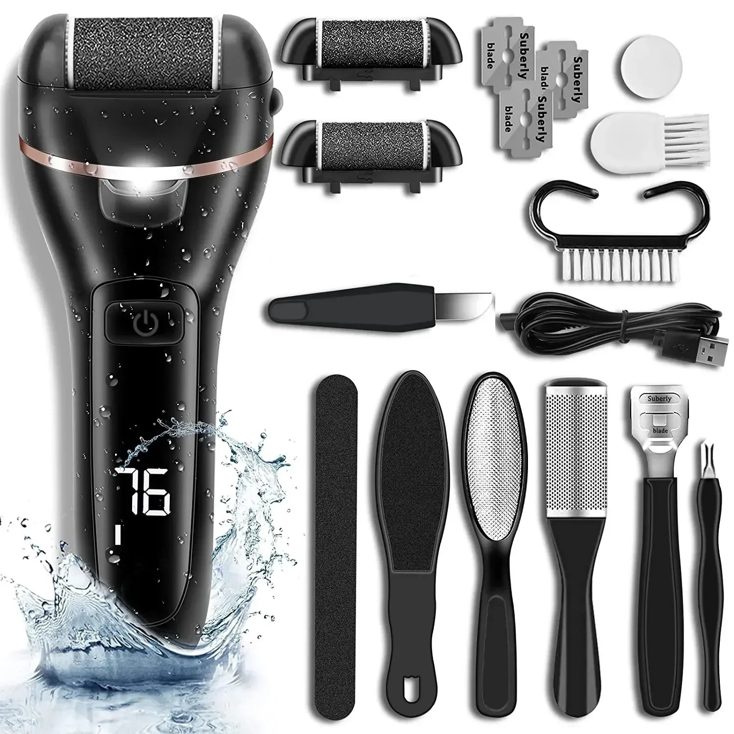 Electric Grinding Pedicure Tools Foot Sandpaper File for Heels Professional Foot Care Tool Dead Hard Skin Callus r o240629