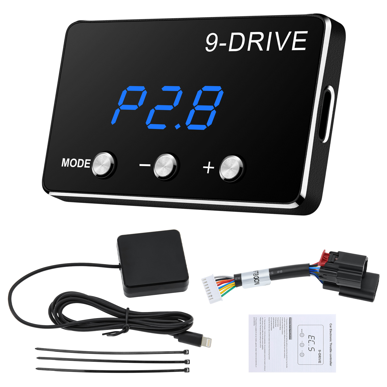 Plug Play Throttle Response Controller Tuning Parts Accessory 9 Drive 5 Modes Digital Racing Accelerator Potent Booster