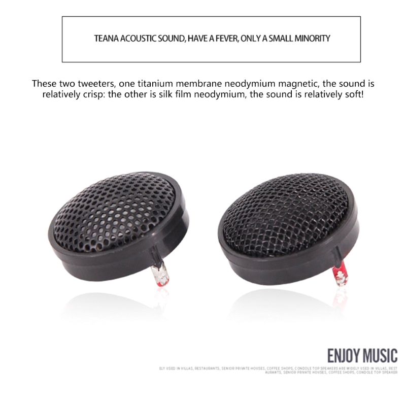 2Pcs Car Speaker Vehicle Door Auto Audios Music Stereos Treble Car Audios Horns Vehicle Tweeter Frequency HifiSpeaker