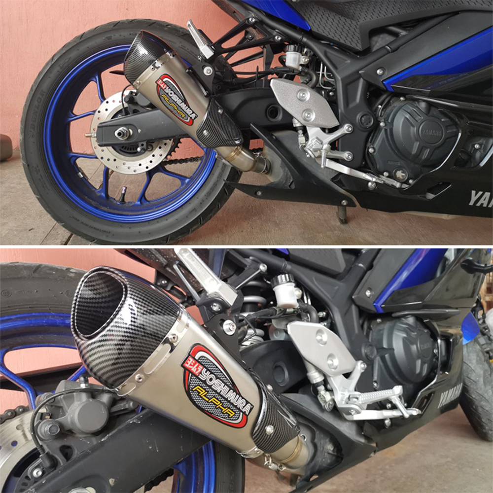 Universal Motorcycle Exhaust Muffler Escapes For Z900 Z800 Z750 zx10R Exhaust