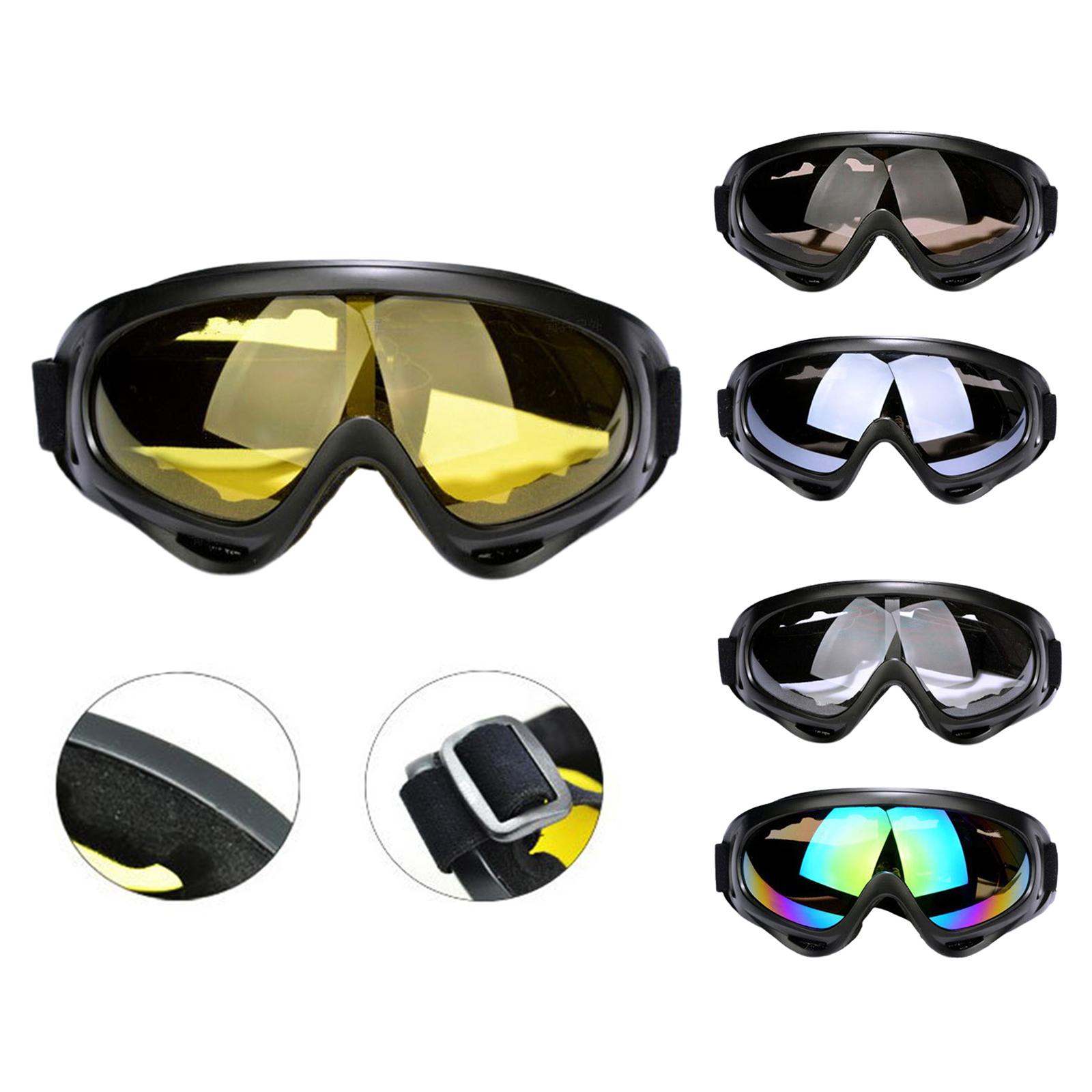 Motorcycle Glasses Anti Glare Motocross Sunglasses Sports Ski Goggles Windproof Dustproof UV Protective Gears Accessories