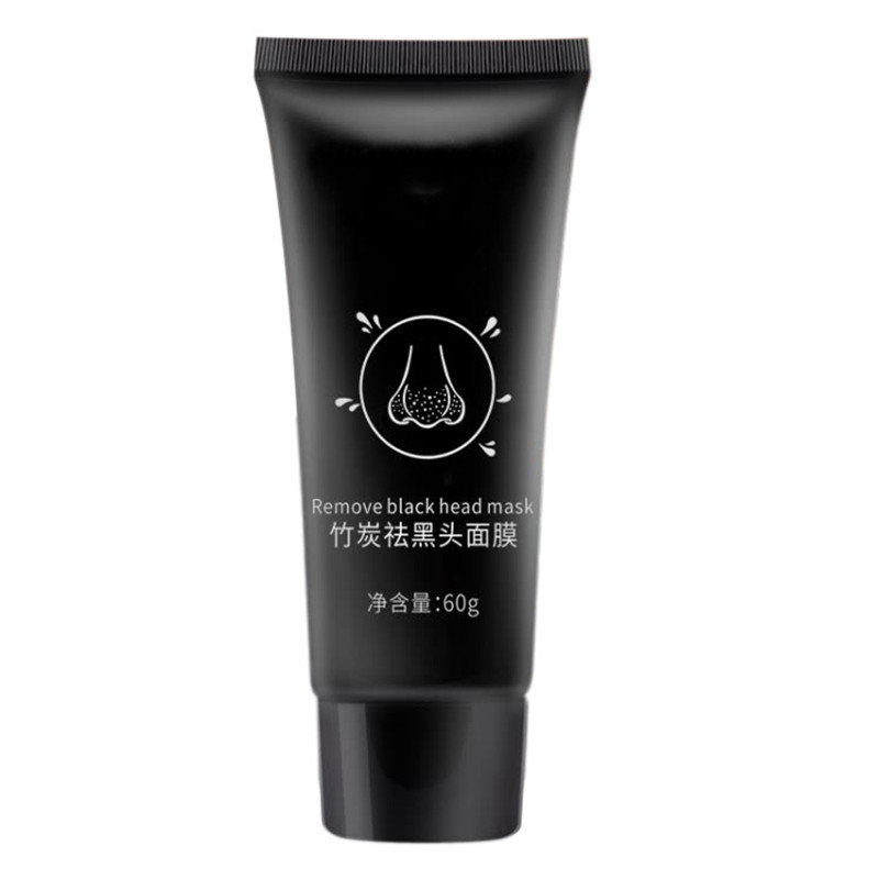 1pc 60 ml Bamboo Charcoal Blackhead remover face mask care Against black dots mask Remove black dots beauty skincare nose mask