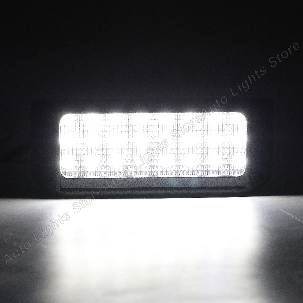 LED Number License Plate 2PC For Citroen Berlingo Jumpy II III Van MPV For Peugeot Expert For Fiat Scudo 2007 For Toyota Proace