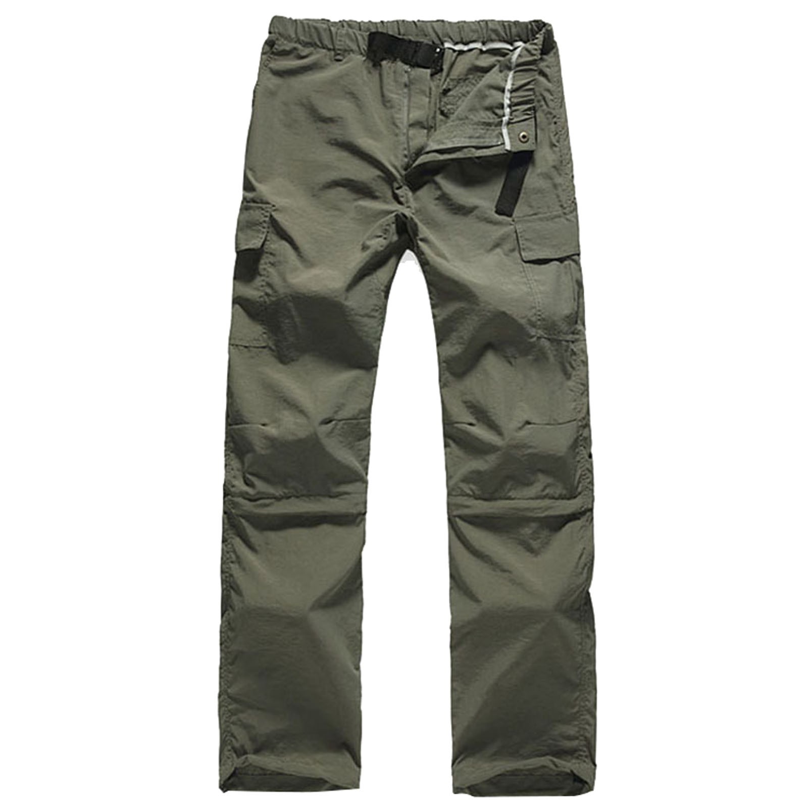Men's Cargo Hiking Pants Lightweight Breathable Straight Leg Work Pants For Men With Multi Pockets Size 1 Outdoor