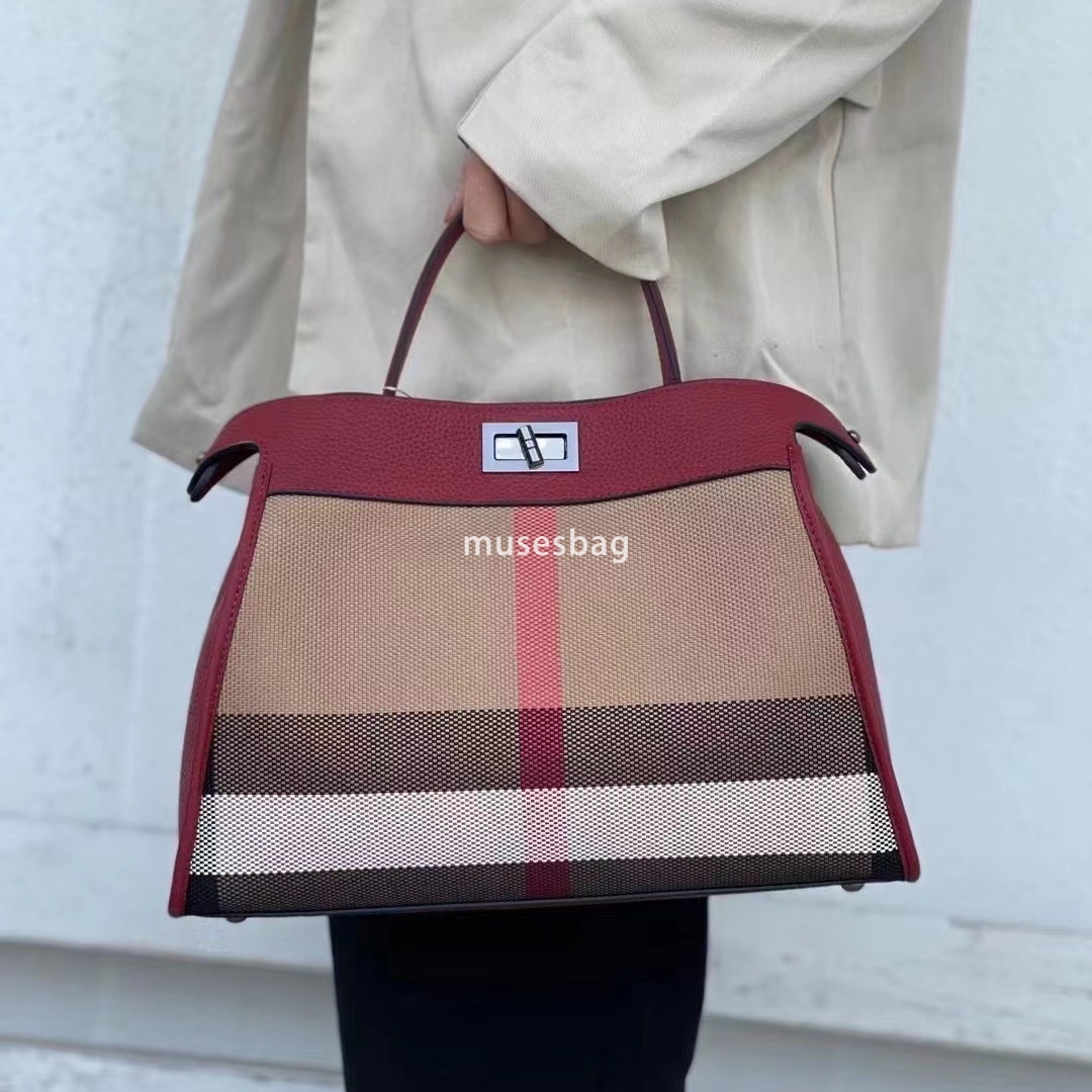 Advanced fashion niche design new leather canvas shoulder handbag high-quality high-capacity crossbody bag essential for commuting 2bea 4