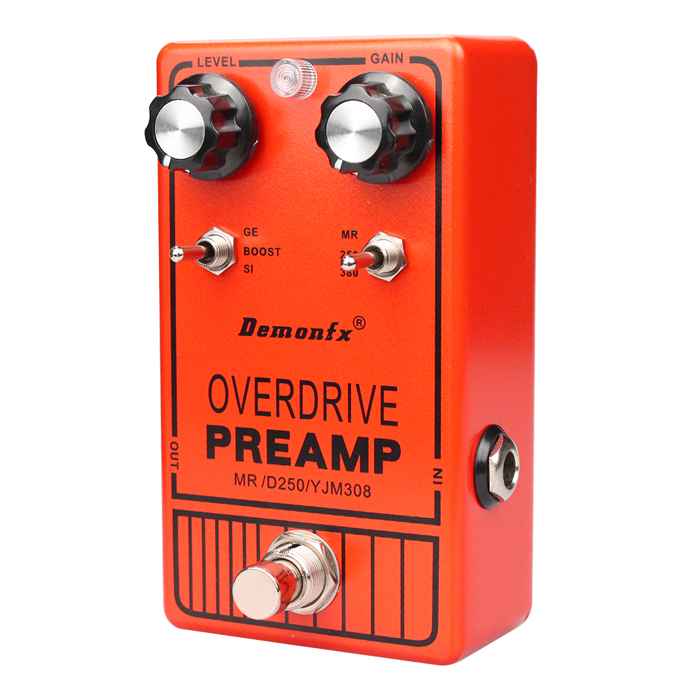 Demonfx DOD250,YJM308,Yngwie,PREAMP,OVERDRIVE,JHS,Yellow And Grey250 in a box,Guitar Pedal,Distion,Handmande