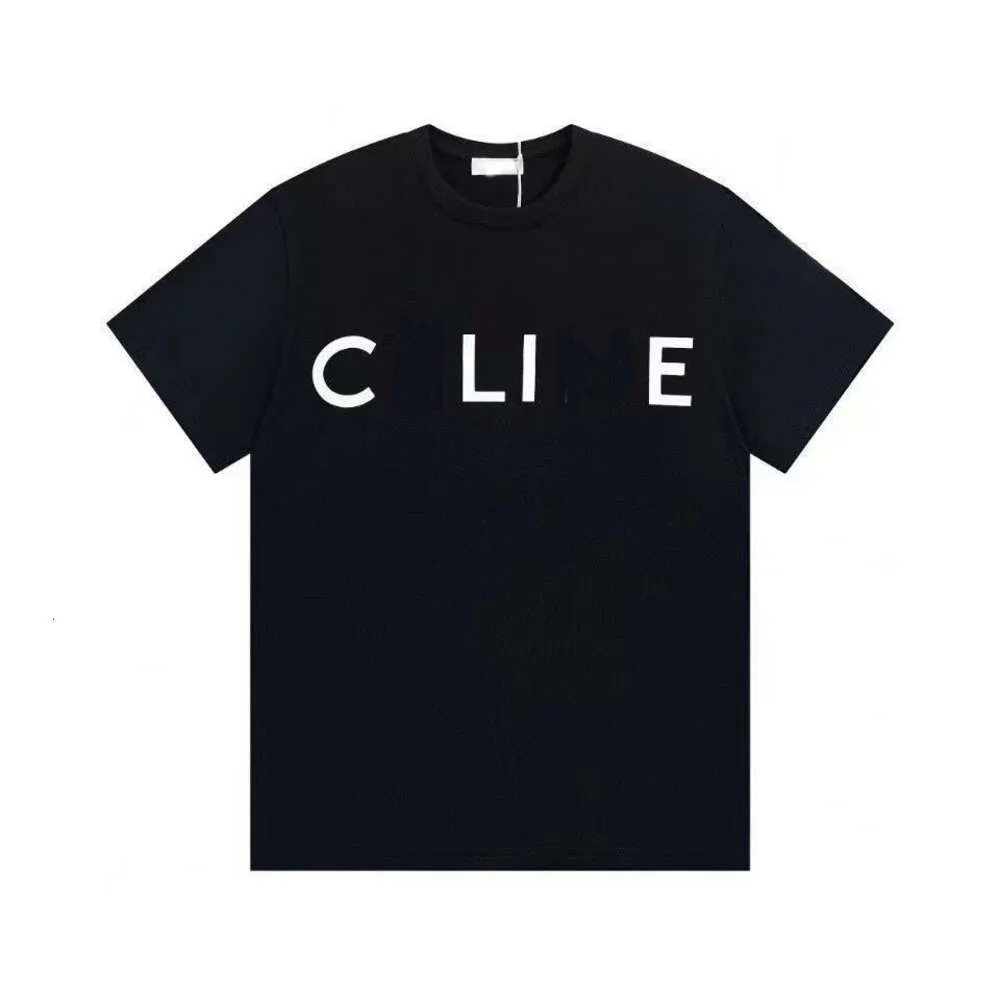 2025 Designe Casual fashion wear Celins classic 23ss Classic Letter Printed Short Sleeved Top for Men and Women Couples T-shirt Fashion s-3XL