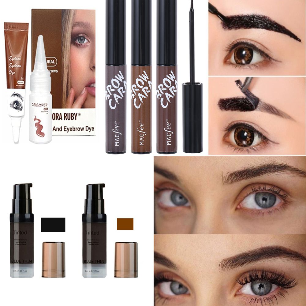 1/2Pcs 2023 New Professional Series Eyelash Eyebrow Dye Tint Waterproof Quick Drying Easy Dye Gel Eyelash Tint Cream Kit