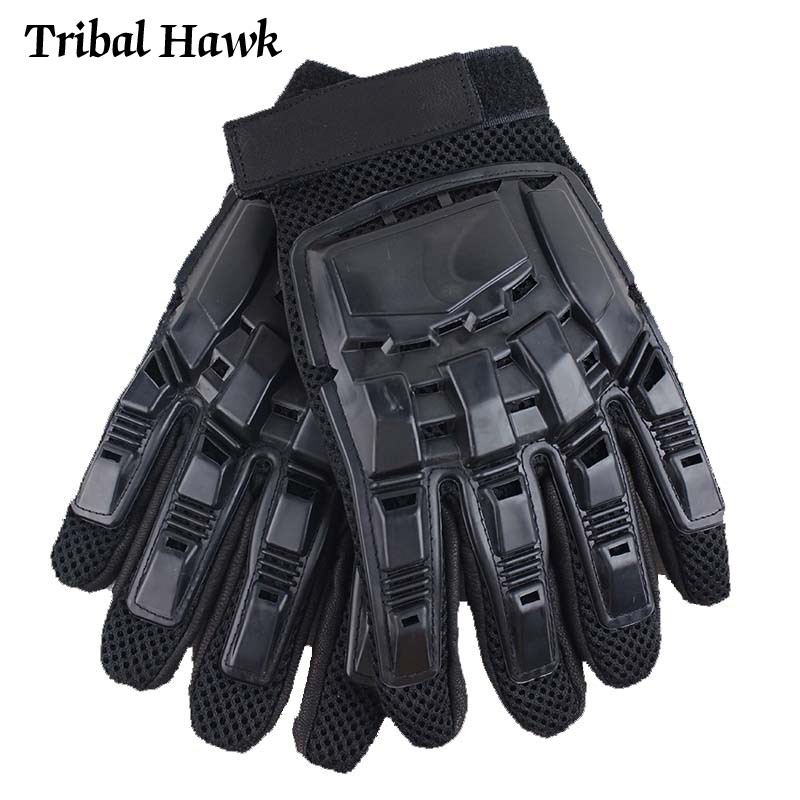 Tactical Gloves Men Military Army Airsoft Gloves Hunt Paintball Outdoor Combat Shooting Working Black Full Finger Gloves
