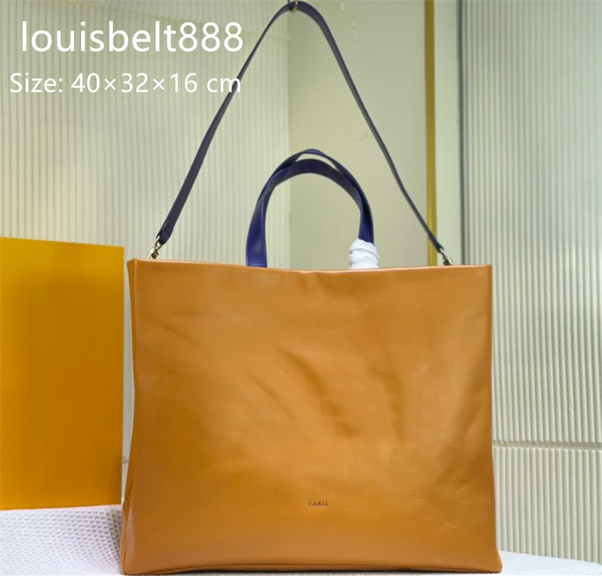 Tote Bag Designer Bag Women's Classic Fashion Leather Large Capacity Yellow Shopping Bag Handbag Single Shoulder Bag High quality Handbag wallet Card holder