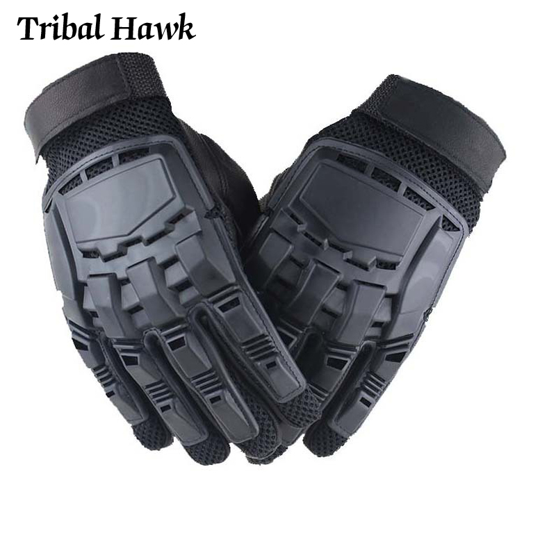 Tactical Gloves Men Military Army Airsoft Gloves Hunt Paintball Outdoor Combat Shooting Working Black Full Finger Gloves