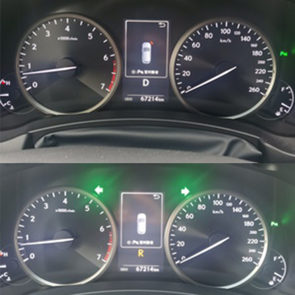 ZJCGO Parking Sensor Kit Car Parktronic Backlight Reverse Radar Monitor System for Lexus NX NX200 NX200t NX300h AZ10 2015~2021