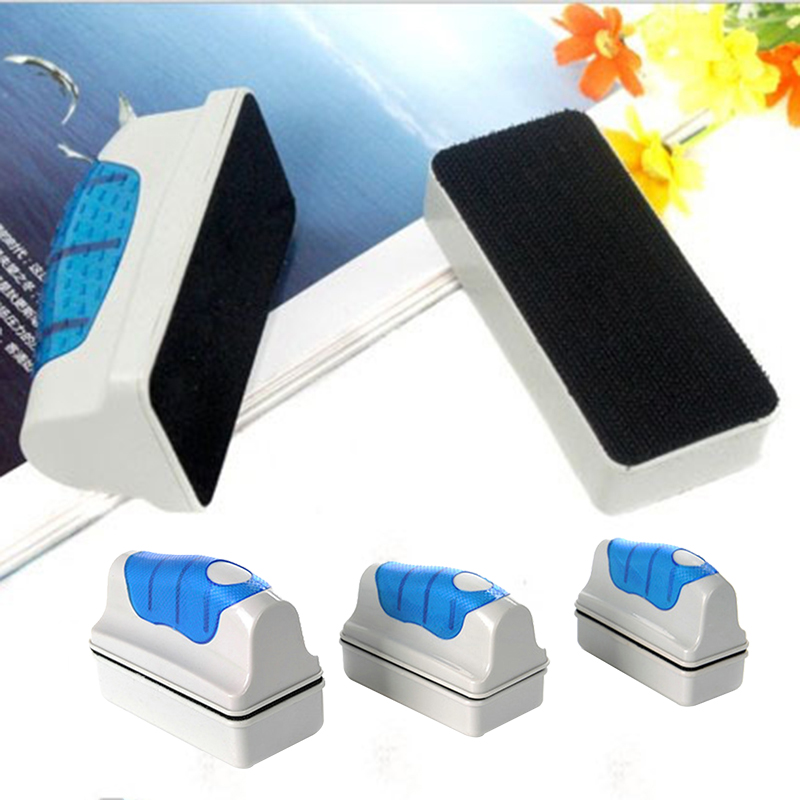 New Magnetic Aquarium Fish Tank Brushes, Glass Window Algae Cleaners, Cleaners, Brushes, Plastic Sponge Accessories
