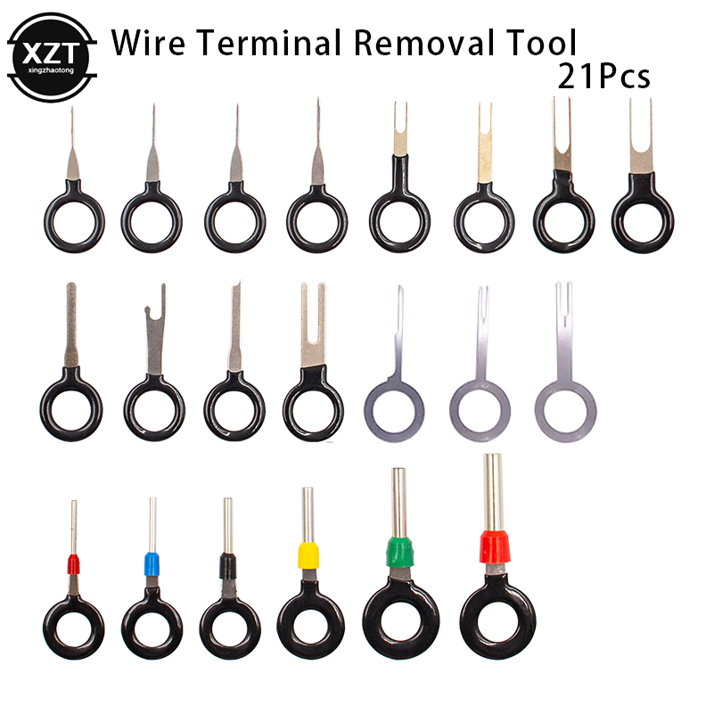 Car Terminal Removal Tools Car Electrical Wiring Crimp Connector Pin Extractor Kit Auto Car Repair Hand Tool Plug Key