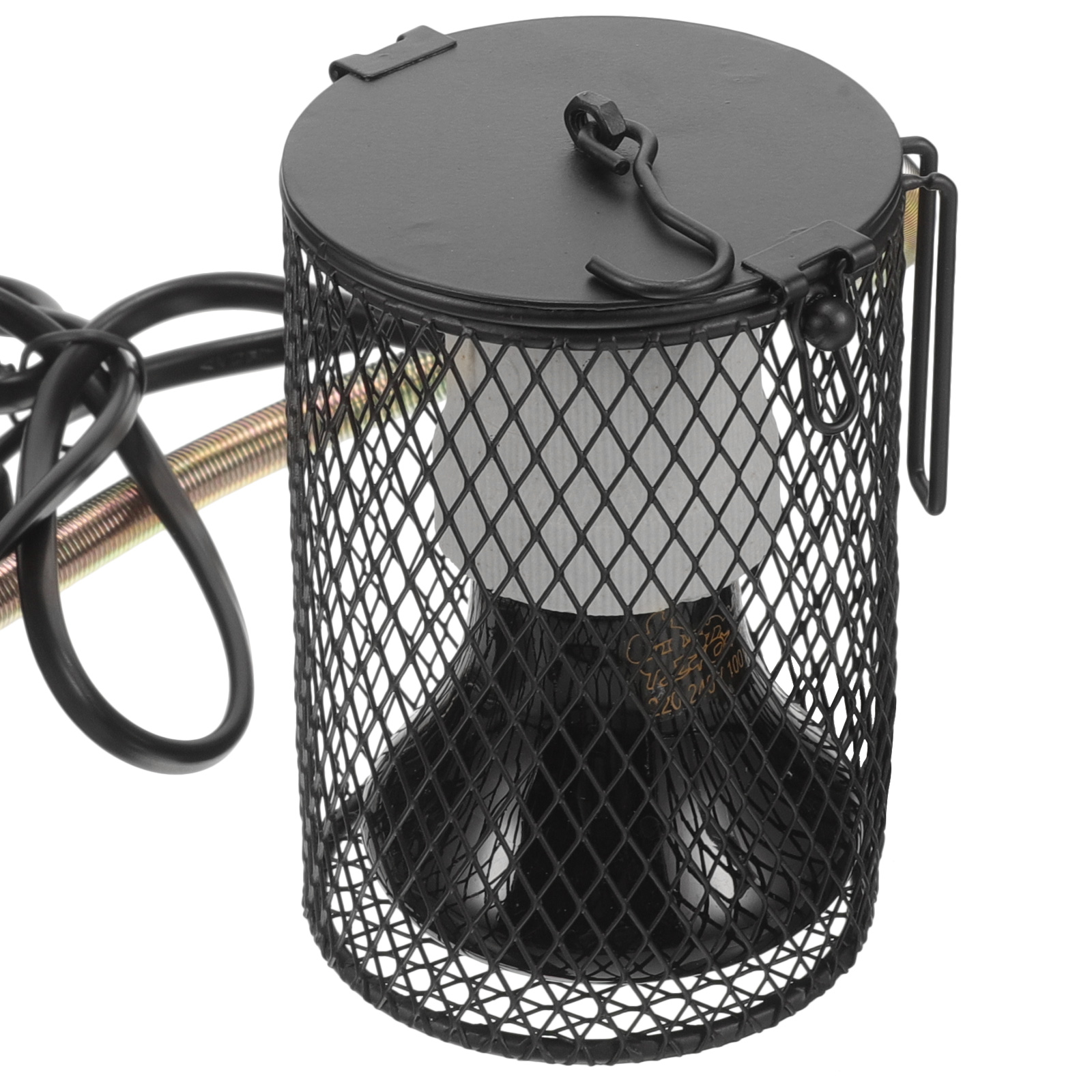 Heater Lamp Grille Reptile Tank Bulb Bulbs Reptiles Animal Bird Heating Metal