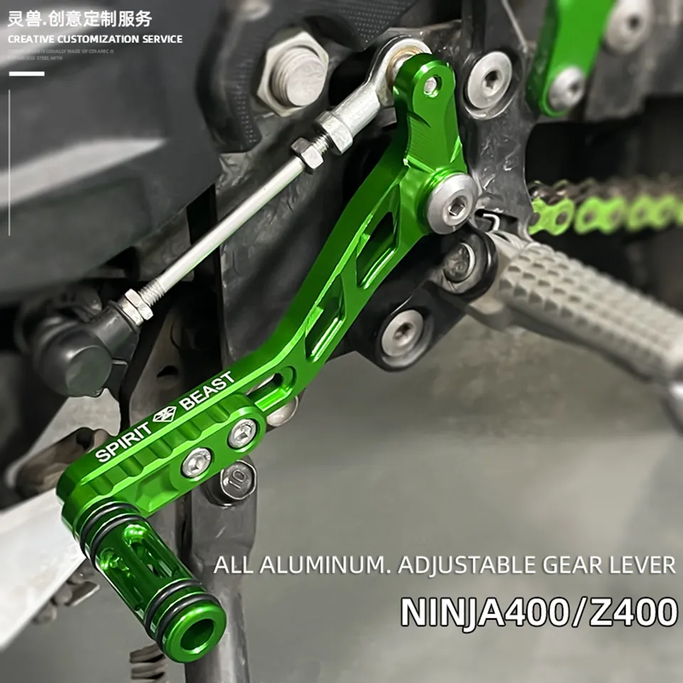 Spirit Beast Motorcycle Bracket shift lever adjustable shift lever Extended foot step shifting For Kawasaki ninja400 z400