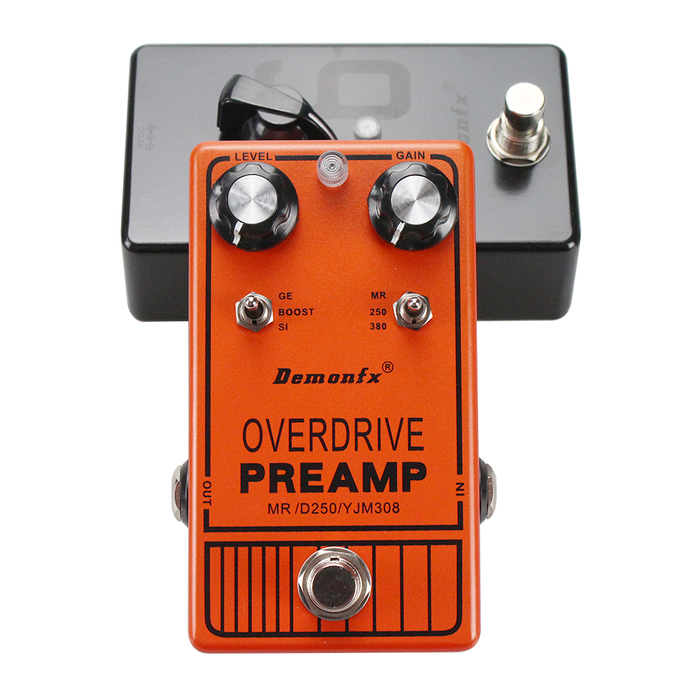 Demonfx DOD250,YJM308,Yngwie,PREAMP,OVERDRIVE,JHS,Yellow And Grey250 in a box,Guitar Pedal,Distion,Handmande