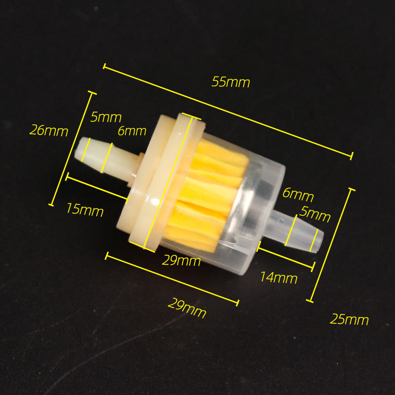 1pcs New Universal Gasoline Gas Fuel Gasoline Oil Filter For Scooter Motorcycle Moped Scooter Dirt Bike ATV Fuel Filter
