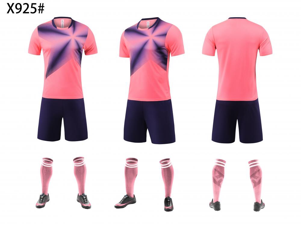 New Football Outfit Tracksuit Kids Men's Soccer Jerseys Set Boys Adult Running Training Uniform Soccer Team Shirt Suit Equipment
