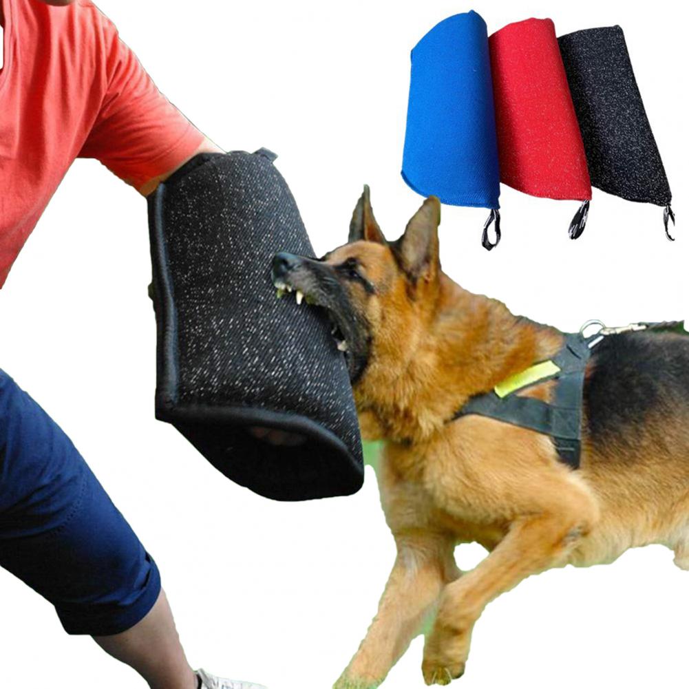 Pet Training Tug Soft Pet Training Bite Sleeve Playing Toys Dog Training Cushion Dog Biting Pillow Tug Stick Dogs Toys